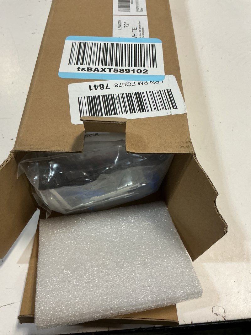 Condition photo showing New/Like New for cordless zebra blinds window blind zebra shade blinds for windows roller sheer shades privacy light filtering shades for home kitchen bathroom (width 20'' x height 72'' white) 20"w x 72"h cordless white