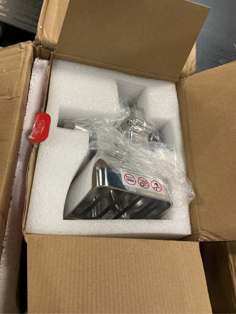 Condition photo showing As Is for  all metal grain mill attachment for kitchenaid stand mixer, 12 levels flour mill grinder for home, fit for grinding wheat, corn, oats, buckwheat,millet and other cereals
