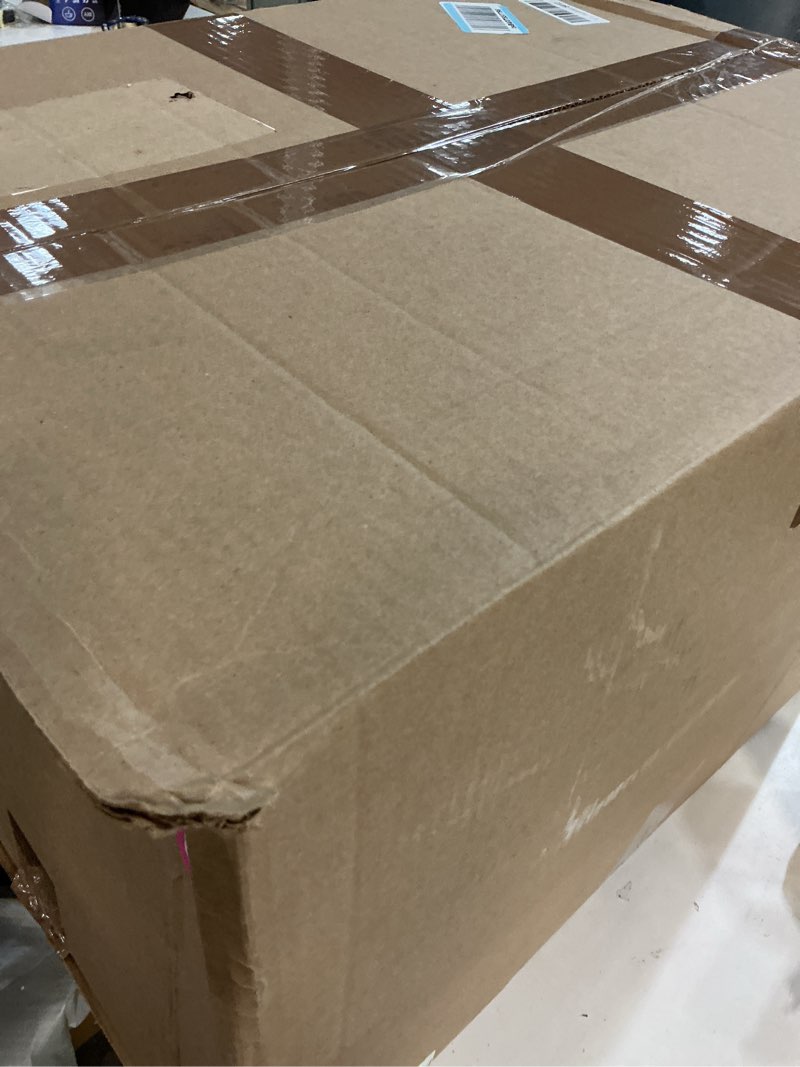 Condition photo showing As Is for scotts turf builder edgeguard mini broadcast spreader for seed, weed and feed, fertilizer, salt, ice melt, push spreader holds up to 5,000 sq.ft. product