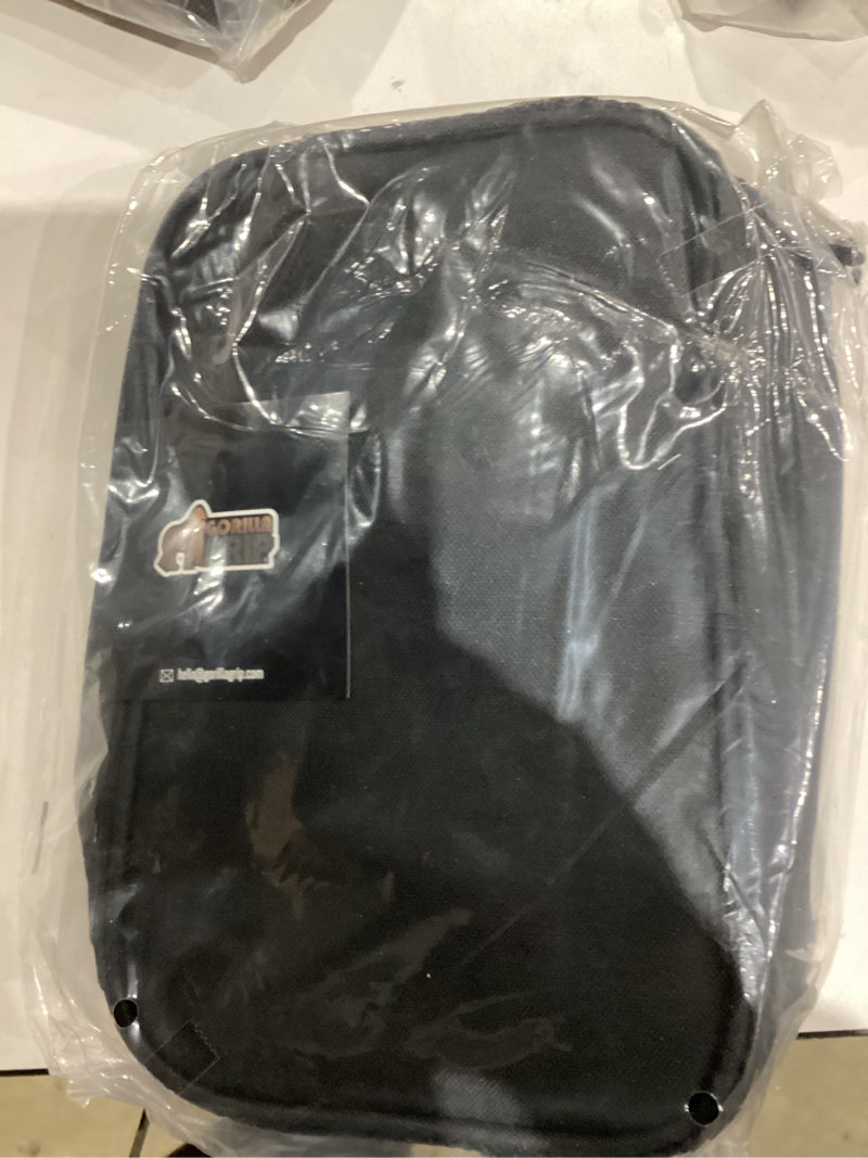 Condition photo showing New/Like New for GORILLA GRIP Reusable Insulated Lunch Box Bag for Women Men, Large Leakproof Soft Cooler Bags, Multiple Compartments, Mesh Pockets, Adjustable Strap, Food Tote Keeps Drinks Cold, 8L, 10x9, Black 8L Black