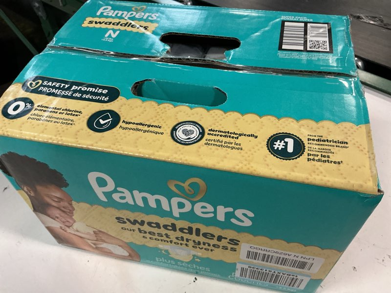 Condition photo showing New/Like New for pampers swaddlers sensitive disposable diapers - size 0 - 84ct