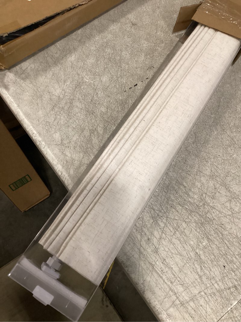 Condition photo showing New/Like New for no tools no drill roman shades, cordless blackout roman blinds for windows, room darkening window shades, smooth push & pull, easy to install, beige, custom size beige - b 0_ custom size