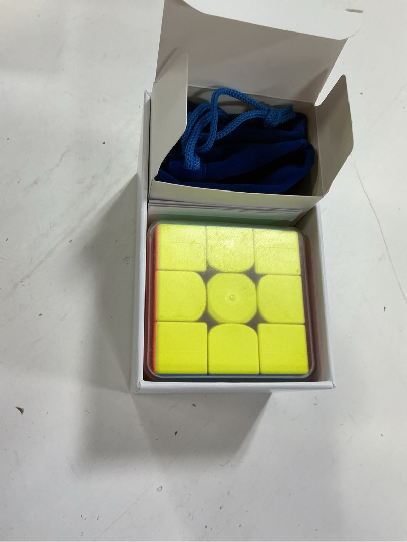 Condition photo showing Good Condition for gan 356 me, speed cube 3x3 magnetic puzzle toy with 48 magnets ges pro+ customized 12 tension settings, ideal for children kids adults, gan 356 m upgraded version, frosted version