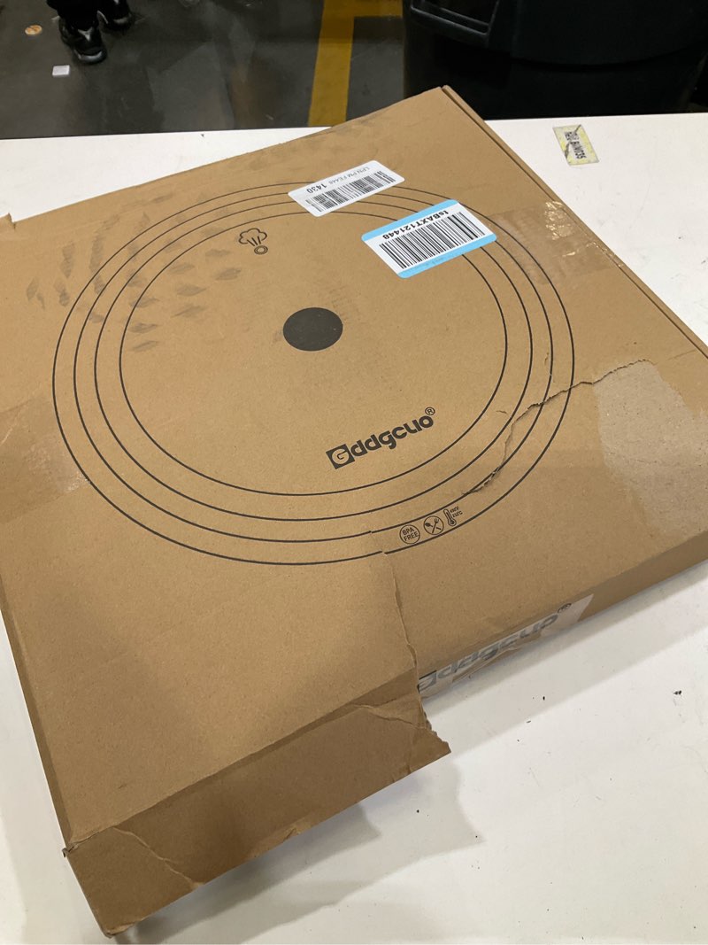 Condition photo showing Good Condition for 13-14-15 in Universal Pan Lid, Extra Large Silicone Pot Lid for Pots, Pans & Skillets, Replacement Frying Pan Lid with Heat Resistant Silicone Knob, Dishwasher Safe, Red