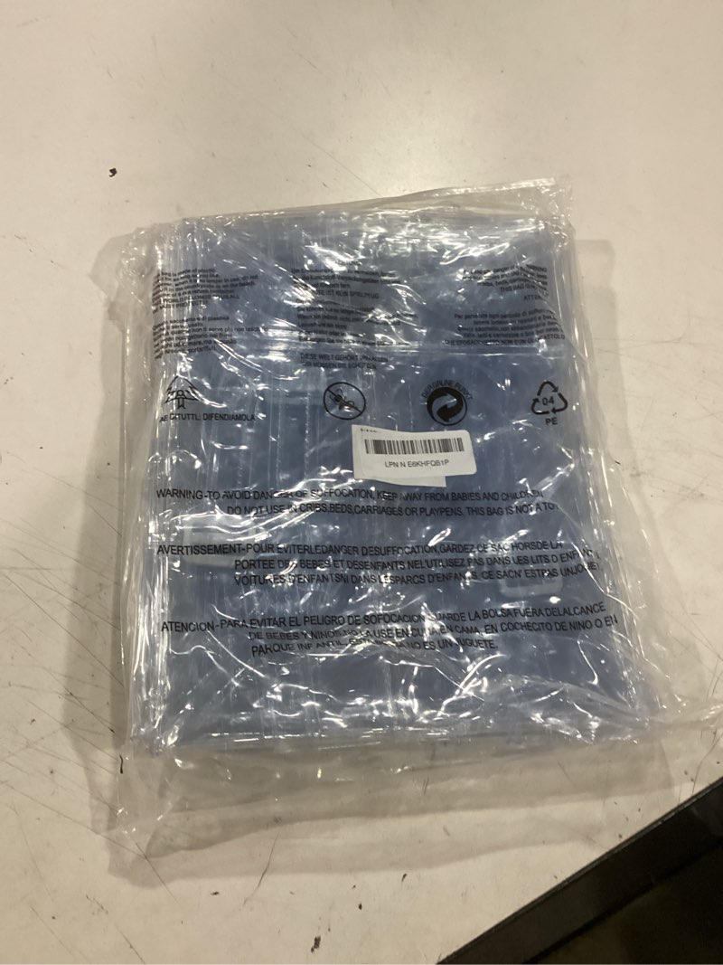 Condition photo showing Good Condition for zipcase 4 pack stain, water and kitty scratch resistant clear dining chair covers/slipcovers chair protector waterproof pvc material, 17”d x 18”w x 4”h with adjustable belt strap, set of 4 seat 4 pcs