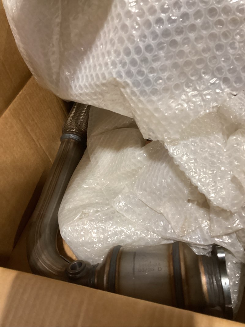 Condition photo showing As Is for Front Catalytic Converter Compatible with Chevy Equinox 2015-2017, GMC Terrain 2015-2017, 2.4L, High Flow Catalytic Convertor - EPA Compliant