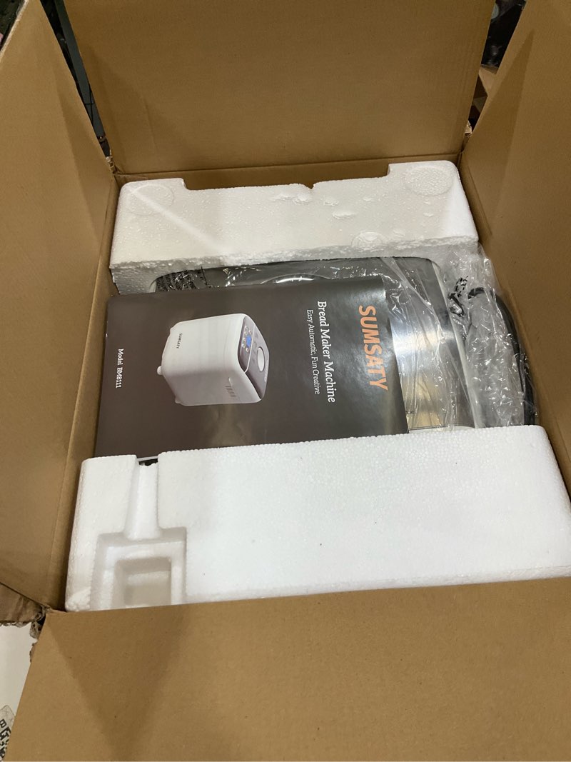 Condition photo showing Good Condition for Bread Maker, 2.2LB 16-in-1 Bread Machine, Automatic Bread Maker Machine with Nonstick Ceramic Pan & 15H Timer & 1H Keep Warm for Beginner, Breadmaker with Gluten-Free, French, Yogurt, Recipe