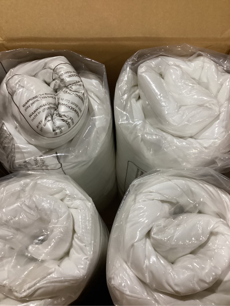 Condition photo showing New/Like New for utopia bedding bed pillows for sleeping queen size (white), set of 4, down alternative pillow for sleeping, cooling hotel quality pillow set for back, stomach or side sleepers white queen (pack of 4)