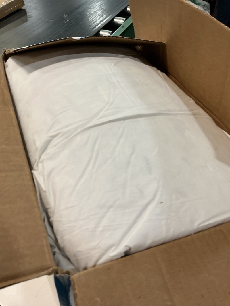 Condition photo showing As Is for miulee pack of 4 18x18 pillow inserts, premium feather and down decorative throw pillows, fluffy and choppable, cotton fabric for sofa bed couch 18x18 inch