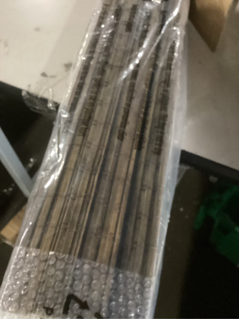 Condition photo showing New/Like New for cordless bamboo roman shades for windows, blinds size (29.5" w ×64" h) colour (highfield teak) highfield teak 29.5" w × 64" h