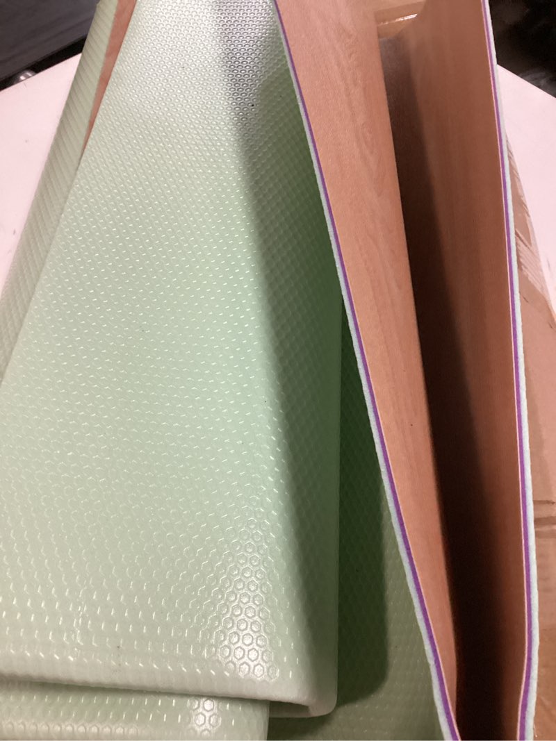 Condition photo showing Good Condition for 5mm extra-thick marley dance floor, dance floor mat, non-slip shock-absorbing portable marley floors, ballet jazz pop practice floor for home studio school small (3x4ft)
