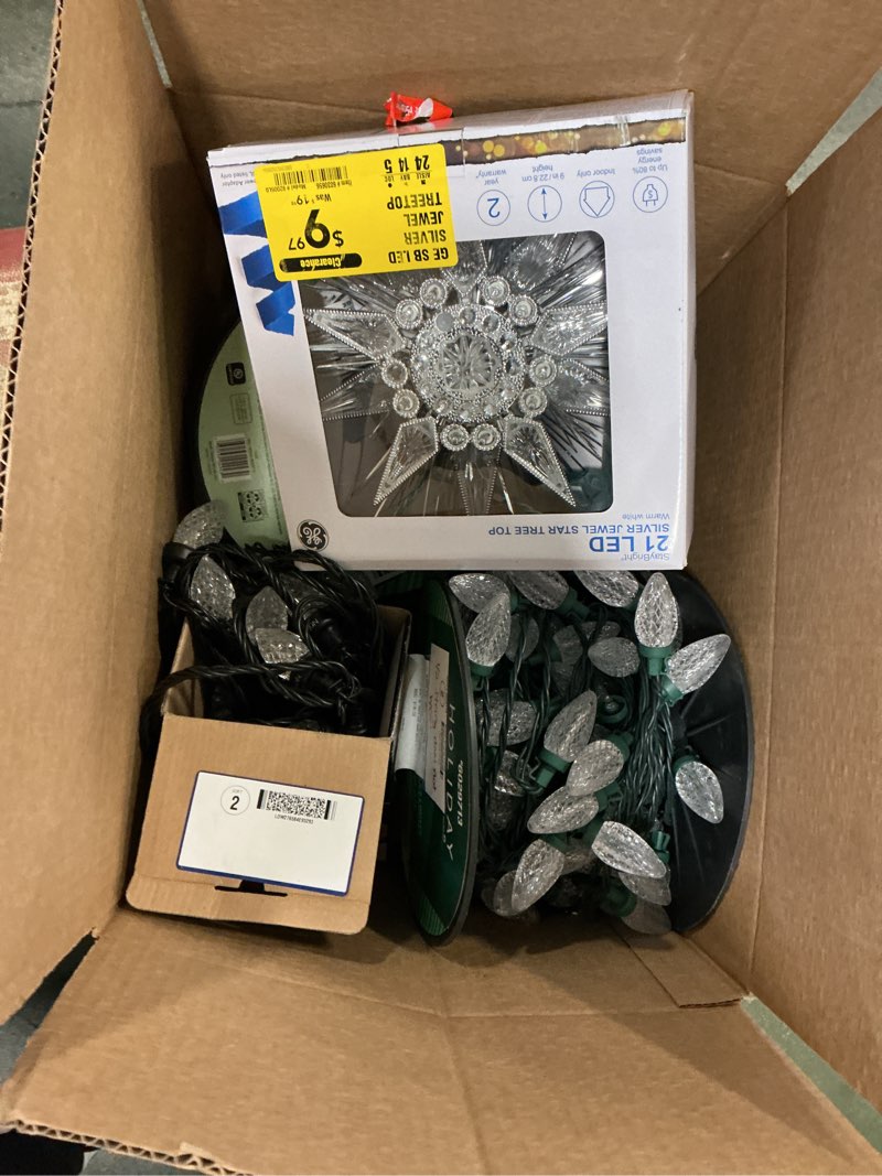 Condition photo showing As Is for Assorted Celebration/Decoration Supplies (May include a variety of styles, colors, and themes)