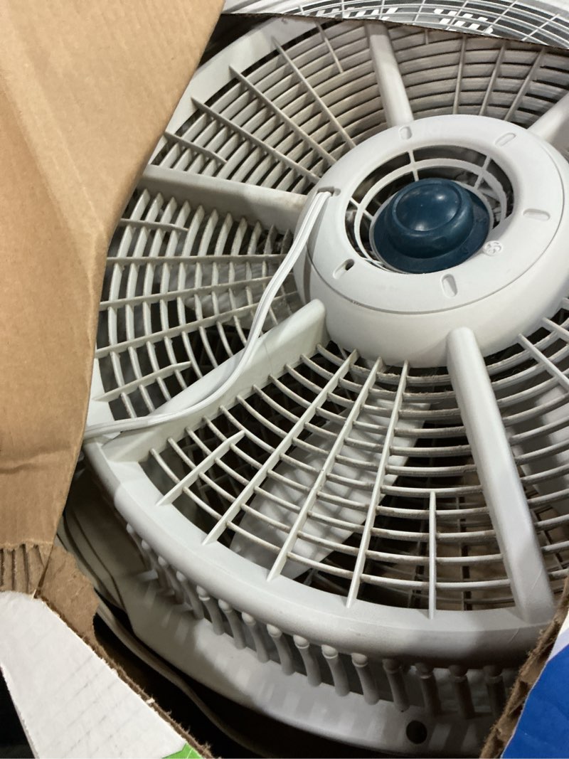 Condition photo showing As Is for Lasko Wind Machine Fan, Air Circulator Fan with 3 Speeds, 20" Model 3300, Gray