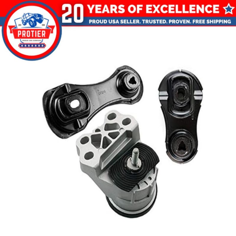 Fits 2013-2017 Ford Explorer 3.5L Turbo Front Motor&Torque Strut Mount 3pc