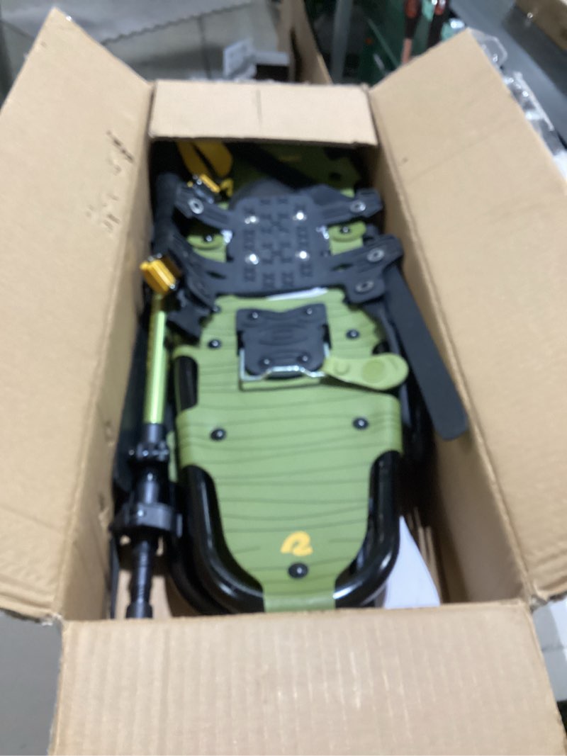 retrospec drifter snowshoes & trekking poles bundle with adjustable bindings - lightweight aluminum 