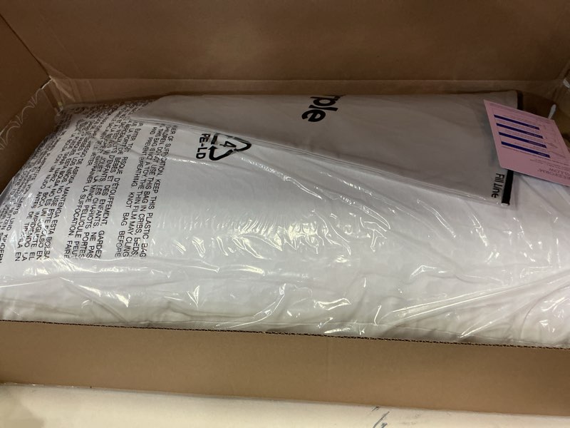 Condition photo showing New/Like New for Purple Freeform Pillow - King Size, Customizable Support with GelFlex Grid & MicroFlex Moon Foam - Pressure Relief, Cooling, Extra Filling & Adjustable Height