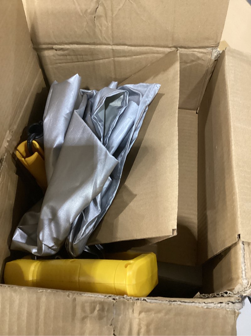 Condition photo showing As Is for Cordless Snow Shovel, 12-Inch 20V Electric Snow Shovels, Snow Shovel for Driveway with Directional Plate and Adjustable Front Handle, Equipped with LED lights, 4.0Ah Battery and Quick Charger Included 12-Inch Snow Shovel Yellow