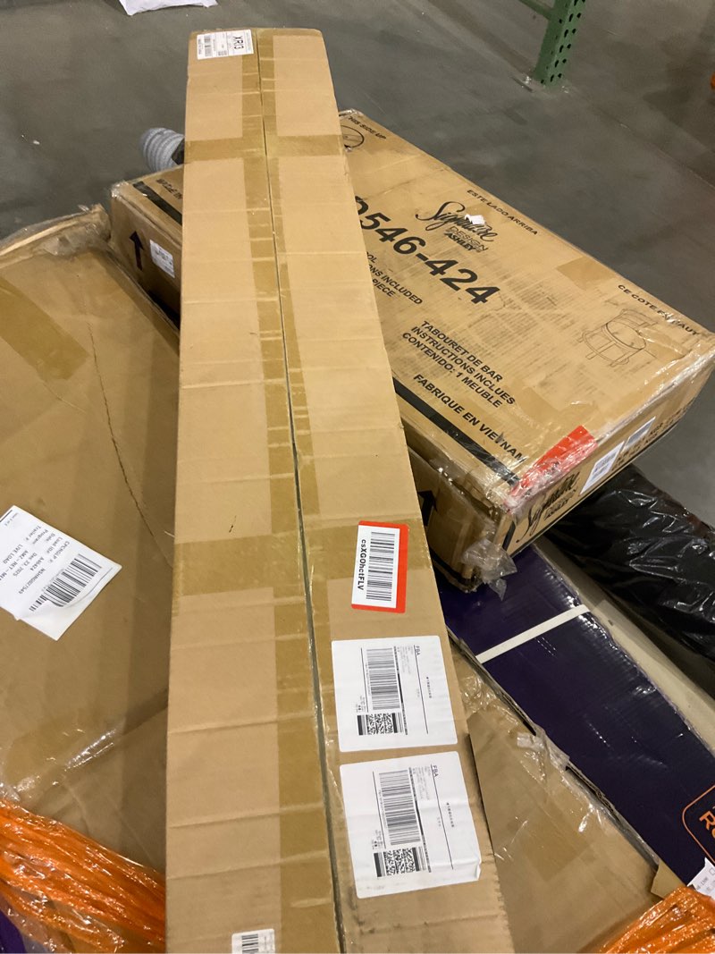 Condition photo showing As Is for SAUMONIERES Fireplace Mantel Shelves 60 Inch Solid Wood Wall Mounted Long Floating Shelf Hollow, White White 60" W x 8"D x 3" H