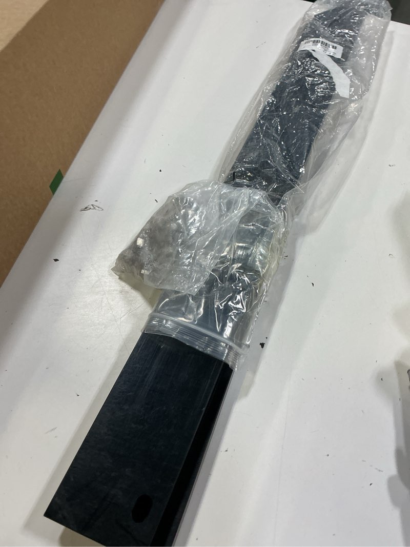 Condition photo showing As Is for motoqueen 1/2" poly cutting edge scraper bar- replacement for john deere 54" front mount snow blade plow, replaces for m75679 two-part assembly