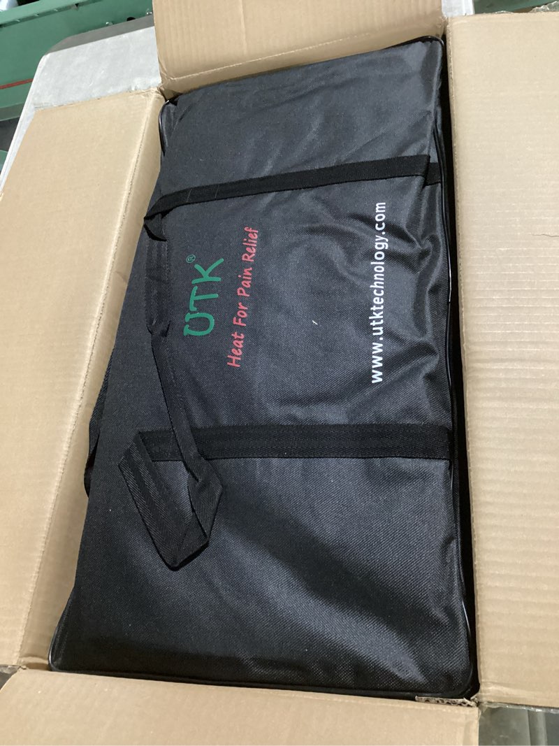 Condition photo showing New/Like New for utk heating pad for back, 5x deeper back pain relief, far infrared heating pad with natural jade, fsa-hsa eligible, hotter to 159?, 4h auto off, travel bag, memory function, 23.5"×16", gifts for women standard pack