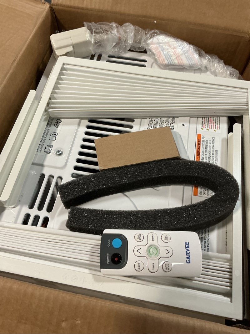 Condition photo showing Good Condition for window air conditioner wifi 6000 btu, smart window ac unit with remote/app control, energy saving, easy install kit, cools up to 250 square feet for home places bedroom living room