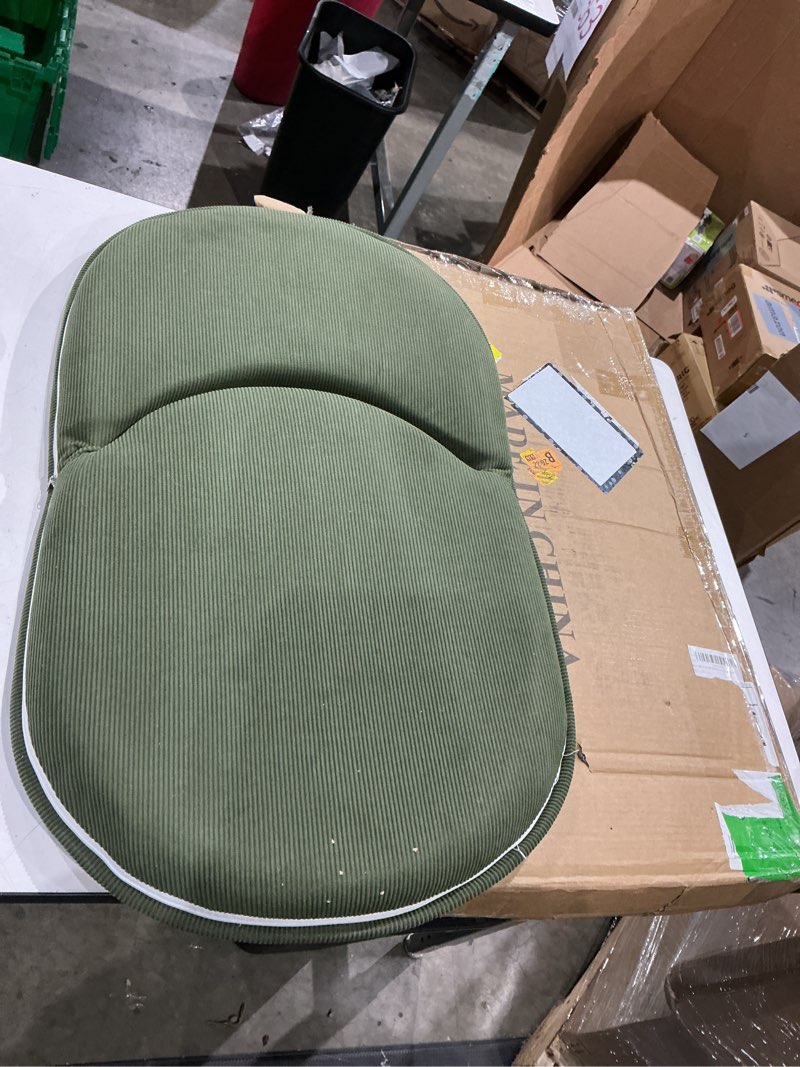 Condition photo showing Good Condition for floor chair 5-position adjustable back support chair foldable camping,video-gaming reading watching, upholstered meditation convenient seats (green)