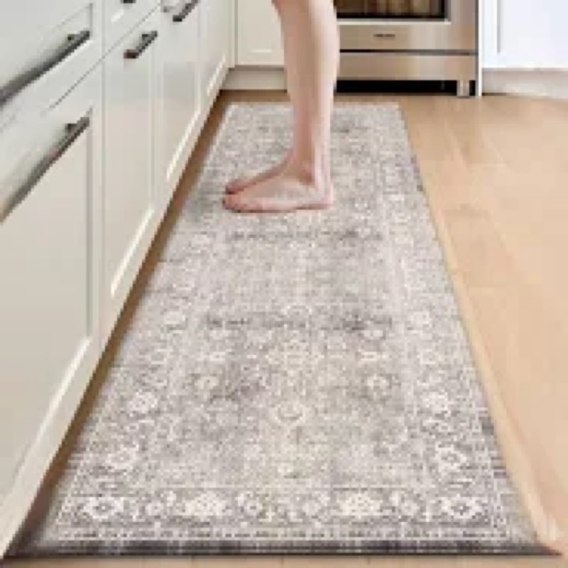 DEXI Kitchen Mats Cushioned Anti Fatigue, 23x59 Floor Padded Runner Rug Non Slip, Waterproof Standin