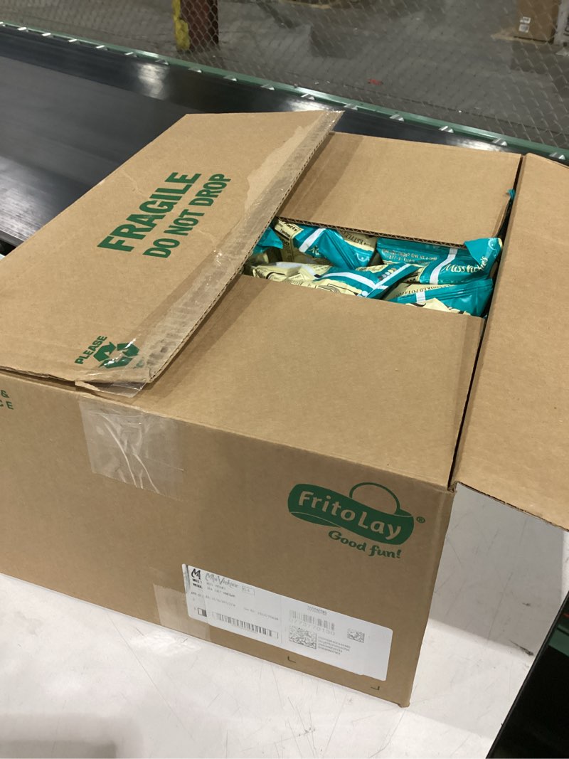 miss vickie's kettle cooked potato chips, sea salt & vinegar, 1.375 oz salt & vinegar 1.38 ounce (pack of 48)