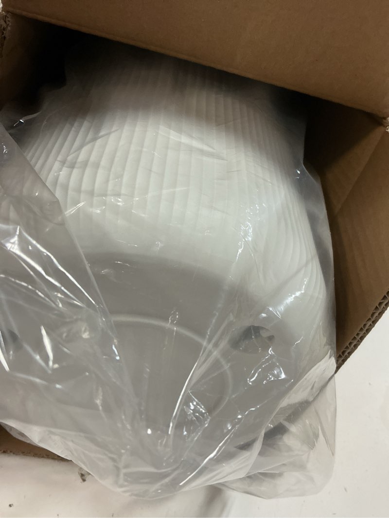Condition photo showing Good Condition for uralfa motion sensor trash can with lid, 3 gallon / 11 l automatic bathroom trash can, touchless trash bin, smart plastic garbage can with removable legs for bathroom, bedroom, kitchen, office, white white automatic with legs