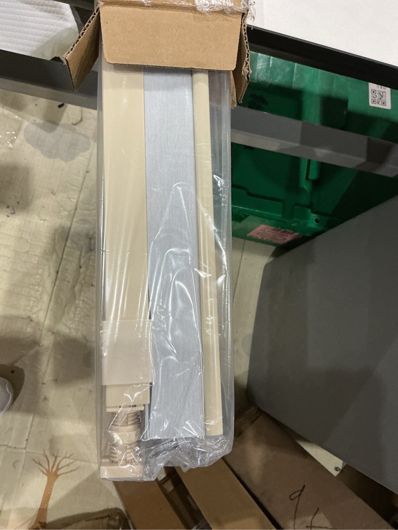 Condition photo showing Good Condition for lazblinds cordless cellular shades, no tools no drill blackout honeycomb shades pleated blinds for windows, 36'' w x 48'' h, soft cream blackout-soft cream 36'' w × 48'' h