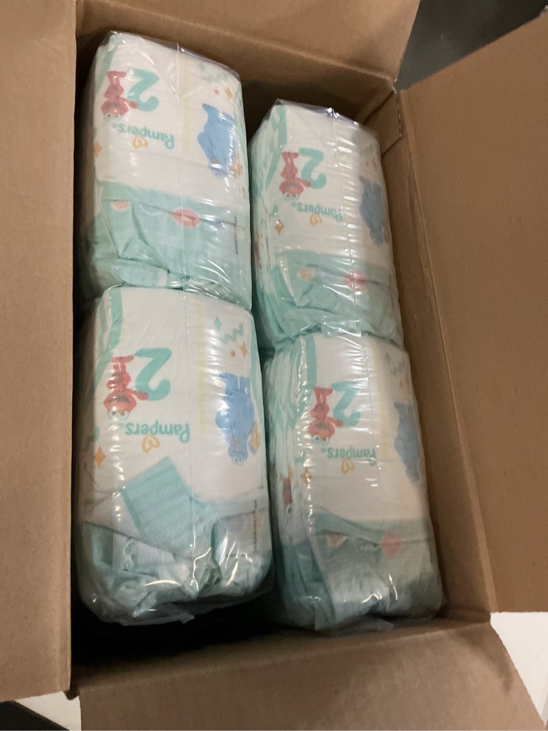 Condition photo showing New/Like New for pampers diapers - baby dry - size 1, 120 count, absorbent disposable infant diaper (packaging may vary) size 1 120