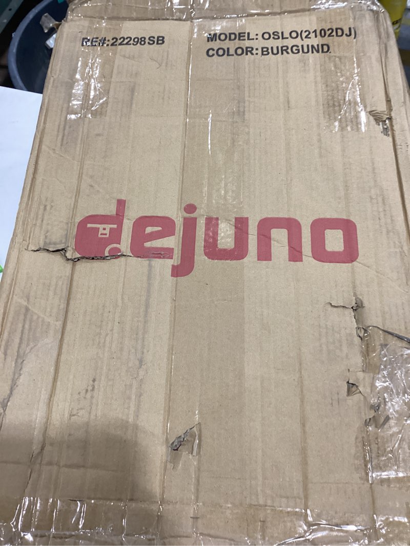 Condition photo showing As Is for dejuno oslo 3-piece lightweight expandable spinner luggage set - burgundy