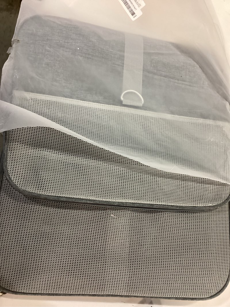 Condition photo showing Good Condition for Luxury Soft-Sided Cat Carrier for 2 Cats – Airline Approved, Durable & Comfortable Travel Bag for Small to Large Cats – Perfect for Long Car Trips & Flights (Grey)