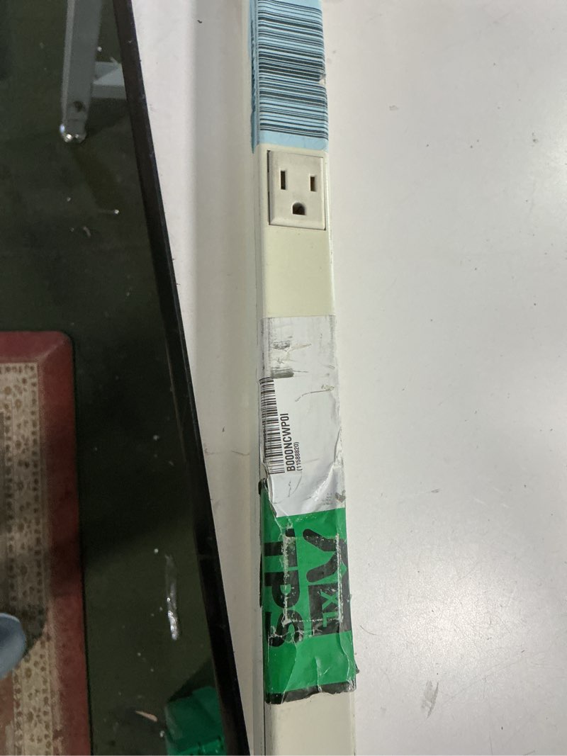 Condition photo showing As Is for Legrand Wiremold V20GB506 Plugmold 2000 Series 5 Foot Hardwired Power Strip with 10 Outlets, Ivory