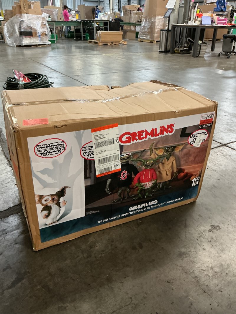 Condition photo showing New/Like New for animated led gremlins 3-piece