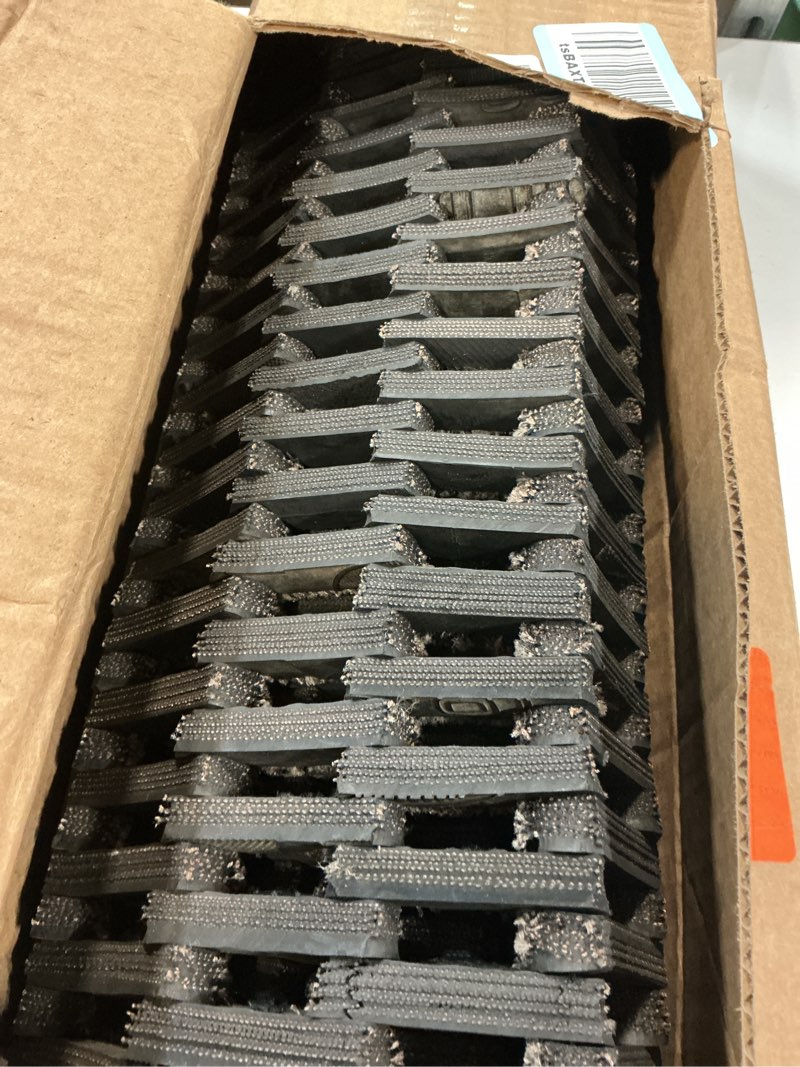 Condition photo showing Good Condition for Durable Corporation-400S2436 Dura-Rug Recycled Fabric Tire-Link Outdoor Entrance Mat, 24" x 36",Black