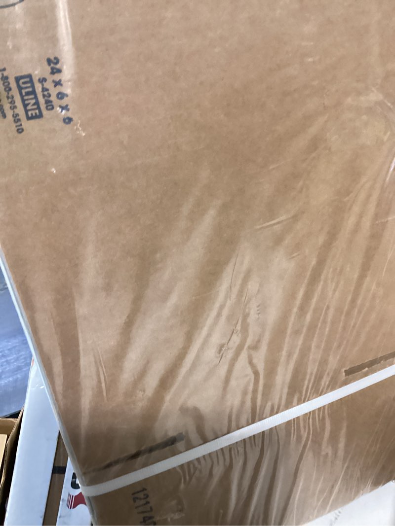 Condition photo showing New/Like New for long cardboard boxes 24"l x 6"w x 6"h (pack of 6) - usa-made packing boxes for moving, shipping, or storage - usps, ups, fedex approved - professional packing supplies for moving 24"l x 6"w x 6"h pack of 6