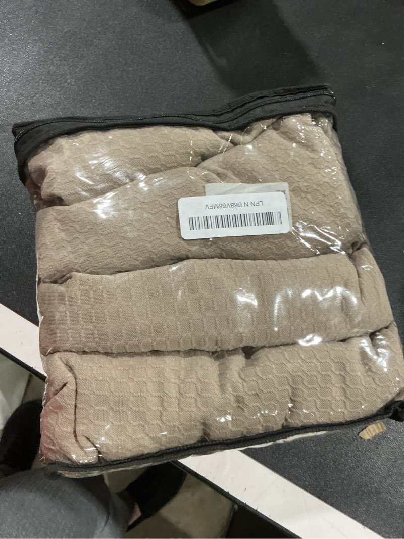 Condition photo showing New/Like New for Stretch Waterproof Dining Room Chair Covers,Bar Stool Covers,Barstool Chair Slipcovers Pub Counter Seat Cover (Taupe, Set of 2) Taupe Set of 2