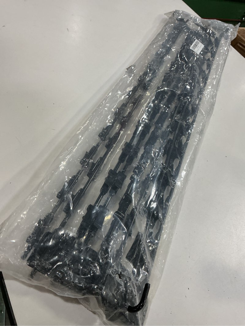 Condition photo showing Good Condition for 10 Pack Clip Strip Heavy Duty Metal Merchandising Strips, Clip Strips for Hanging Chips, Snacks, Candy in Retail Stores, Black, 31" Long, 2.5" W x 1.5" H Header, 12 Hook Stations