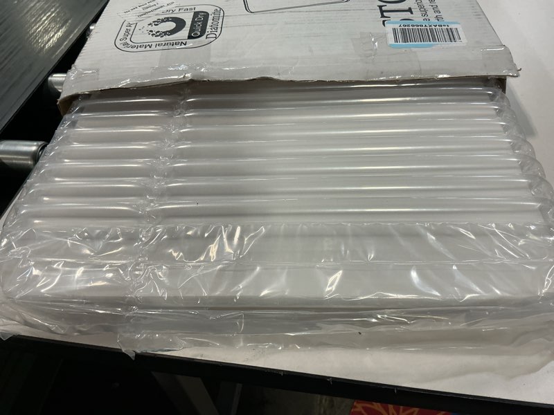 Condition photo showing New/Like New for Diatomite Stone Bath Mat, Premium Natural Diatomaceous Earth Bathtub Drying Mats for Bathroom Floor (23.6" x 15.4" White) White 23.6" x 15.4" (Rectangular)