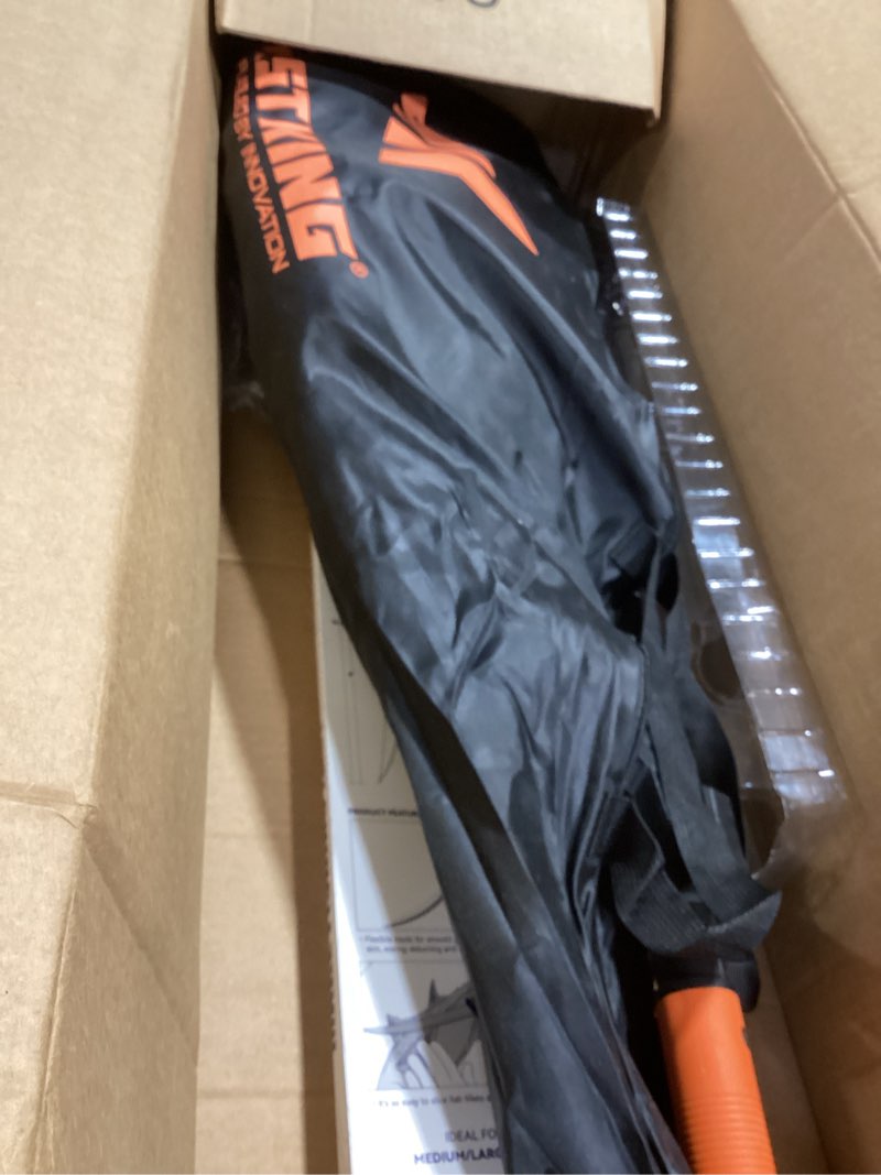 Condition photo showing Good Condition for kastking brutus folding landing net with boat hook, foldable, extendable, lightweight & strong, multi-functional built-in boat hook, non-slip & bright orange tpr handle, two nets options silicone net - 75" full