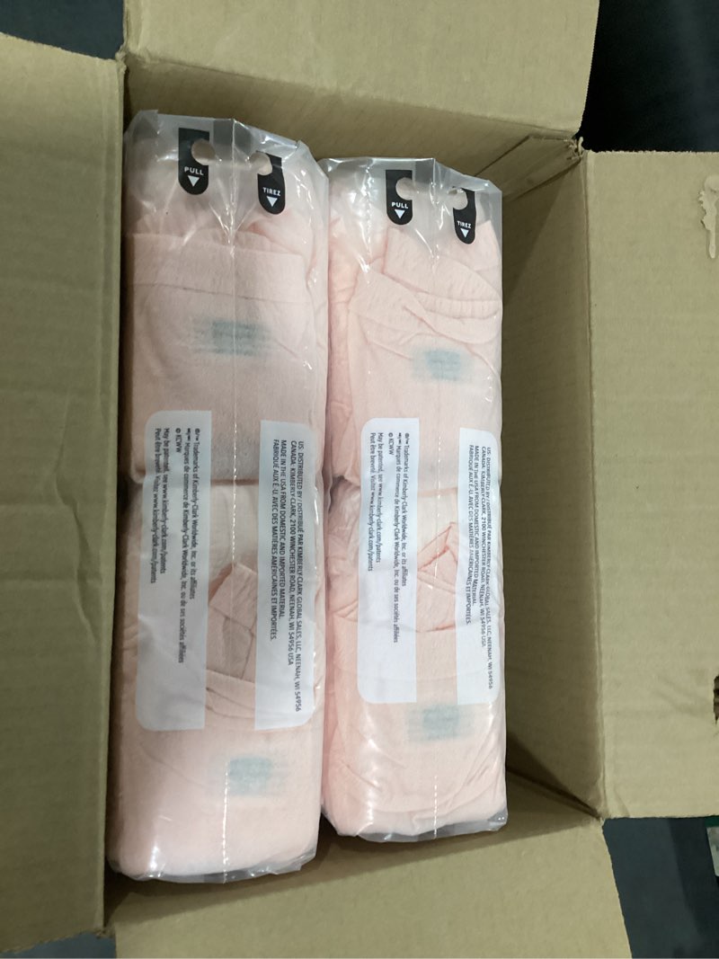 Condition photo showing Good Condition for depend silhouette adult diapers, incontinence & postpartum bladder leak underwear for women, maximum absorbency, medium, pink, 56 count (2 packs of 28), packaging may vary pink medium 56