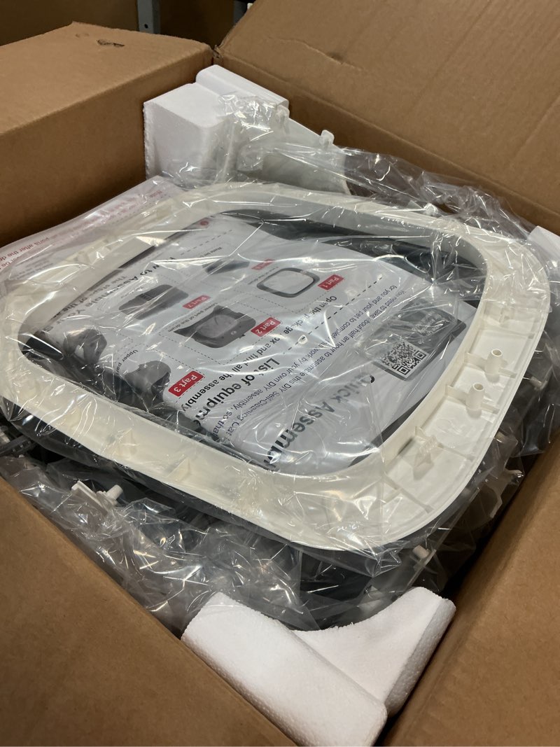 Condition photo showing Good Condition for Automatic Cat Litter Box Self Cleaning - APP Control and Weight Monitoring - Ultra-Quiet, Suitable for Medium Cats and Kittens, Safe Anti-Pinch Litter Box (Assembly Required) - White