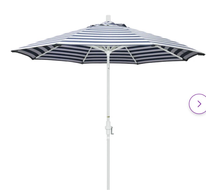 9' market sunbrella umbrella