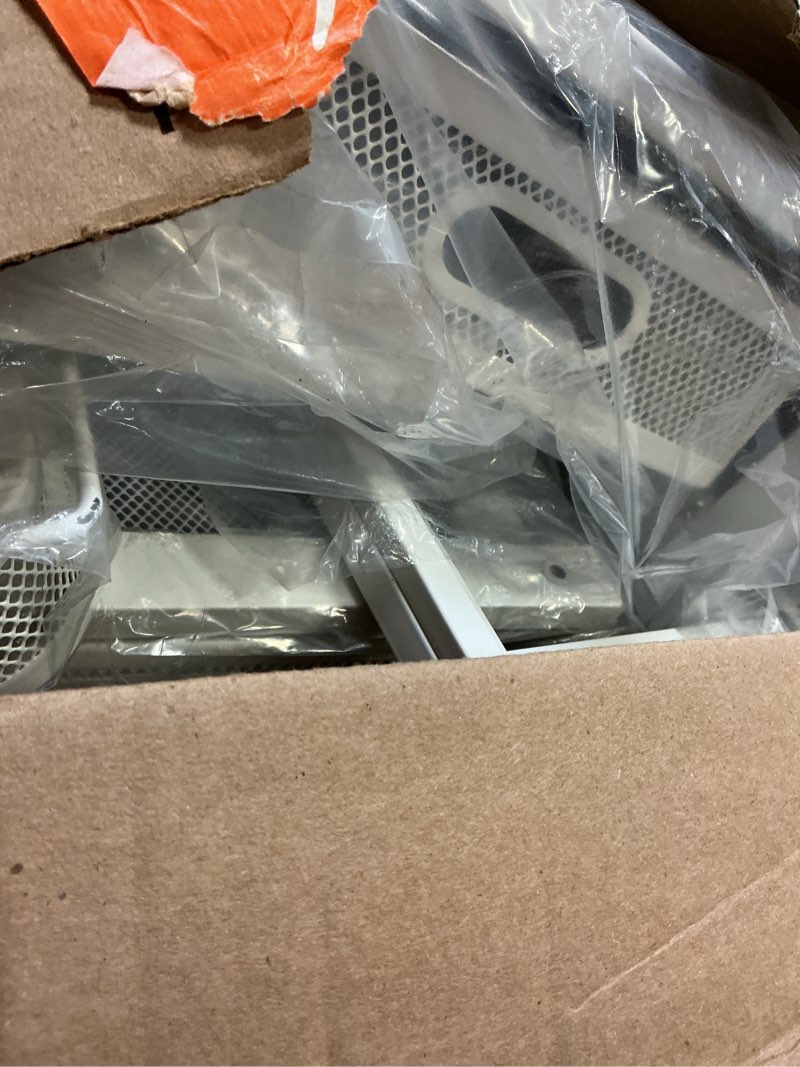 Condition photo showing Good Condition for 2 Pack Under Sink Organizer With Next-Gen Ball-Bearing Slides,2-Tier Precision Mesh Pull Out Cabinet Drawers Storage for Bathroom&Kitchen,Height Adjustable Shelf,Rust-resistant-Patent Pending White 2 Pack-15.5"Dx12.4"-16.5"H