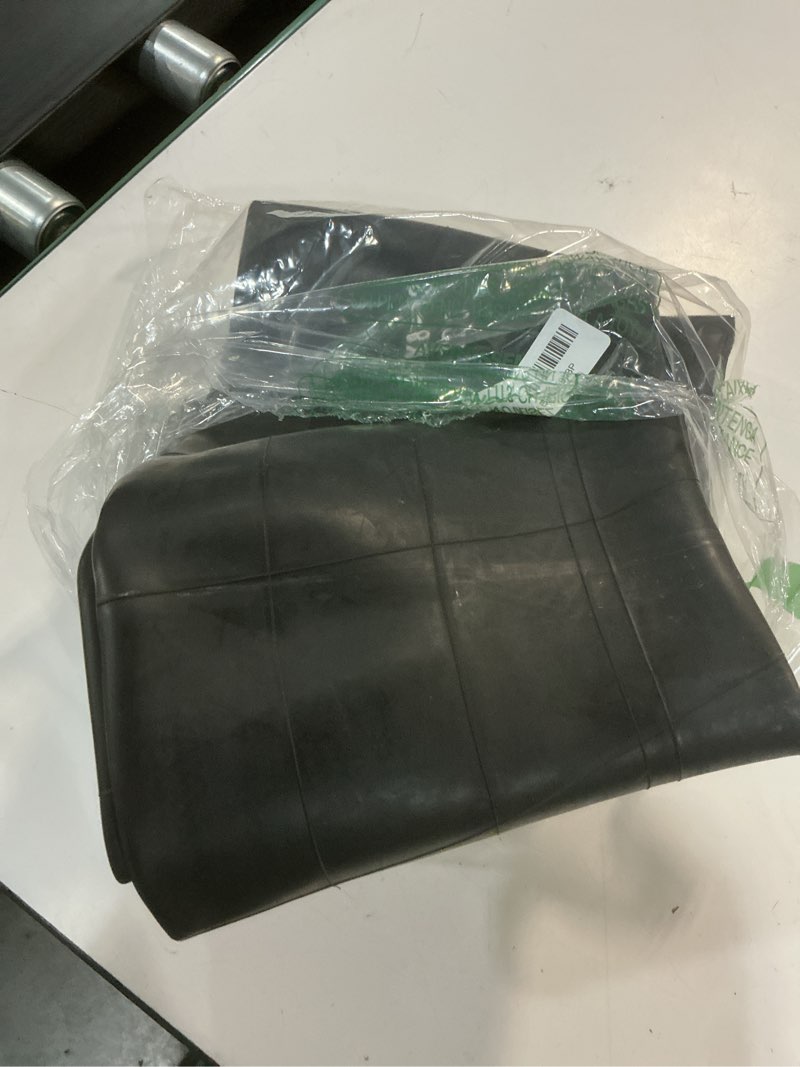 Condition photo showing As Is for ar-pro heavy-duty 25x8-12 inner tubes universal 25x9-12, 25x10-12 for atv/utv, lawn tractor, golf cart, snow blowers, and more - with tr6 metal valve stems - made from durable butyl rubber (2-pack) 25x8-12,tr-6