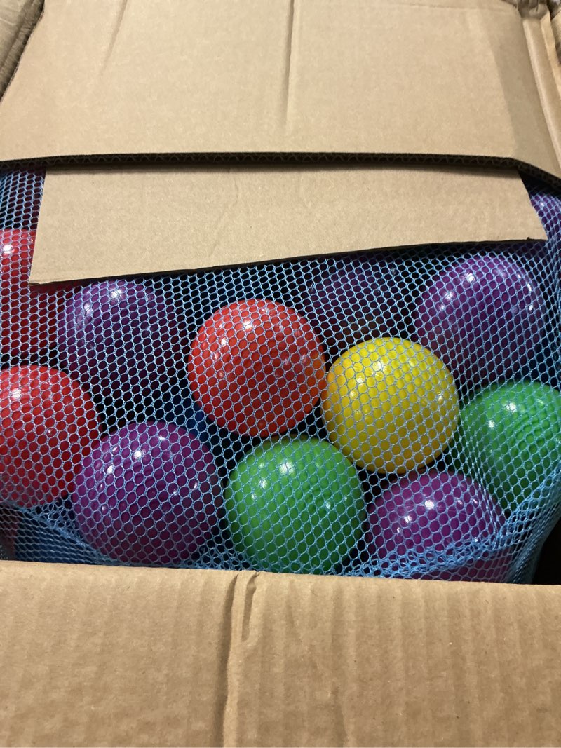 Condition photo showing New/Like New for sunny days entertainment 200 premium crush-resistant play balls for ball pits – non-toxic, bpa & phthalate free – vibrant assorted colors with zippered storage bag (2.5" diameter)