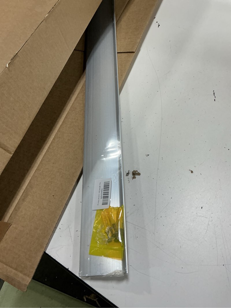 Condition photo showing New/Like New for door rain drip guard, door and window rain guards house, 2.8 inches rain deflector, rain drip edge diverter - 40 inches long, aluminum silver 1pc sliver