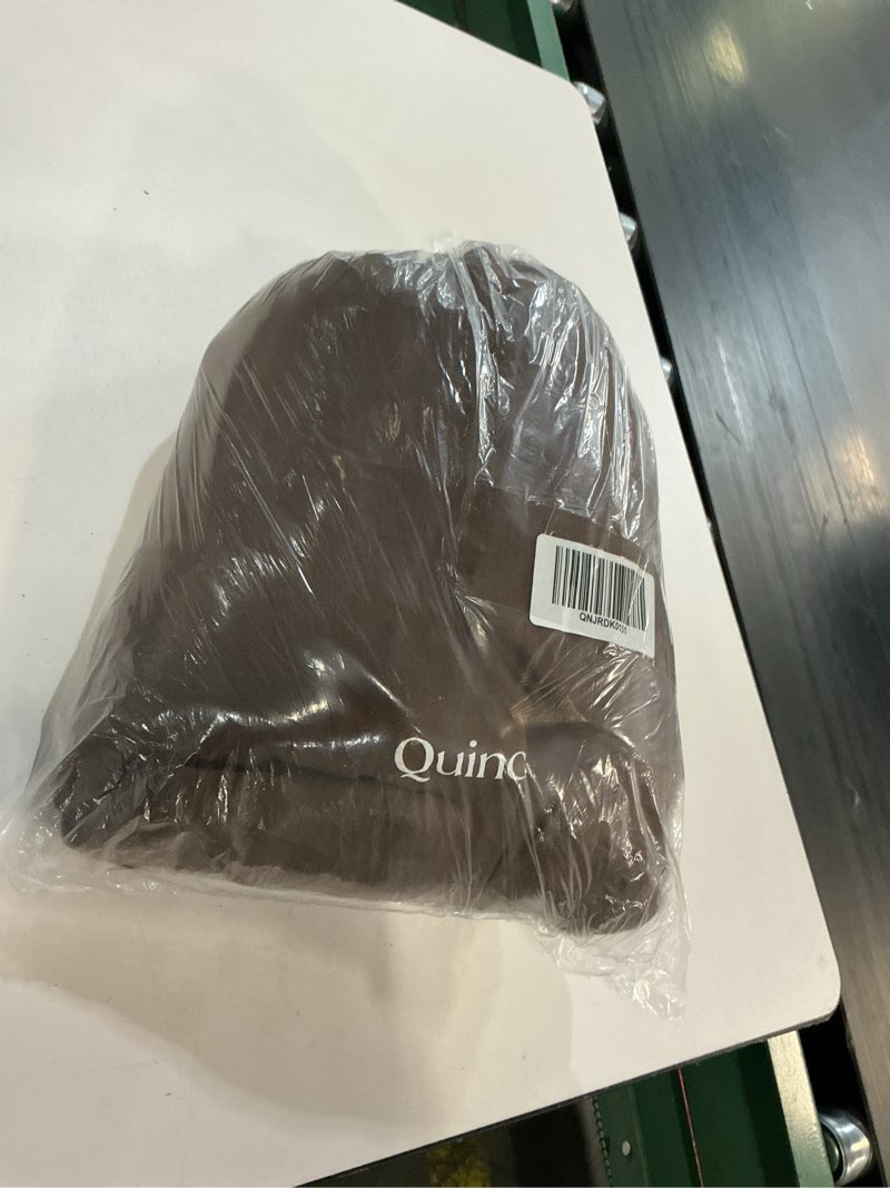 Condition photo showing Good Condition for european linen duvet cover set, full/queen, espresso