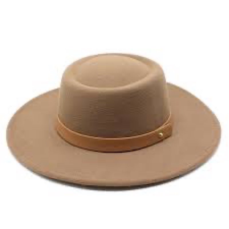LIDHAY Wide Brim Fedora Hats for Women Men Large Suede Panama Rancher Hat Pork Pie Jazz Hat JPhudiej